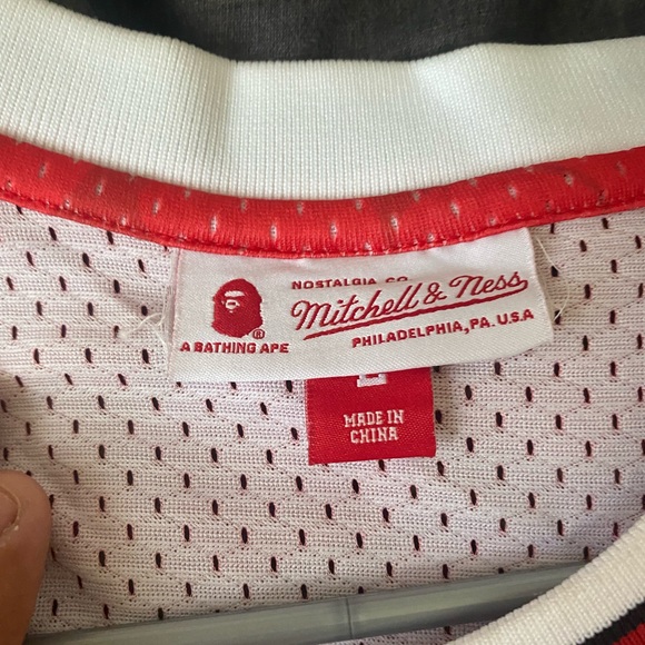 Bape Bulls Mitchell & Ness Jersey - Picture 5 of 5